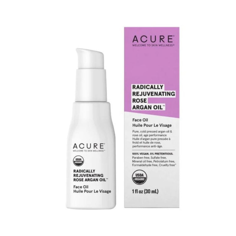 Acure Rose Argan Oil Rejuvenating Facial Treatment 30ml