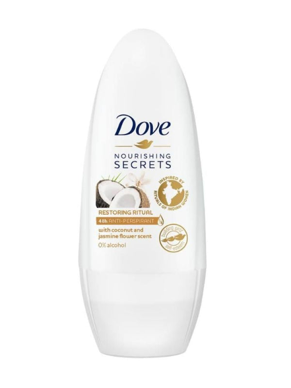 Dove Nourishing Secrets Coconut & Jasmine Roll-On Deodorant, 50ml