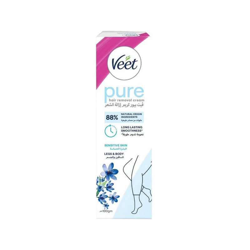 Sensitive Hair Removal Cream Silk & Fresh Aloe Vera Veet 100ml