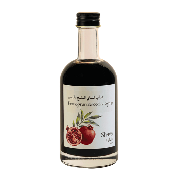 Shaya Pomegranate Iced Tea Ready-to-Drink Rich Flavor 330ml