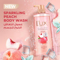 Lux Sparkling Peach Body Wash 400ml