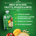 Gerber Puree Pouch Organic Fruit and Cereal Apple Mango Oats 110g