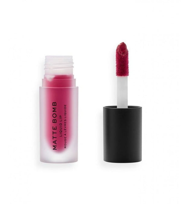 Revolution Matte Bomb Liquid Lipstick Burgundy Star Matte Finish