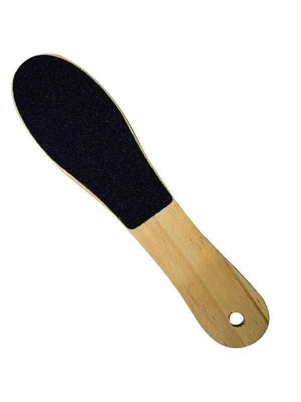 Salon System Two-Sided Wooden Foot File for Exfoliation