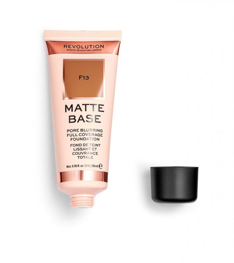 Revolution Matte Base Foundation F13 Full Coverage Cream