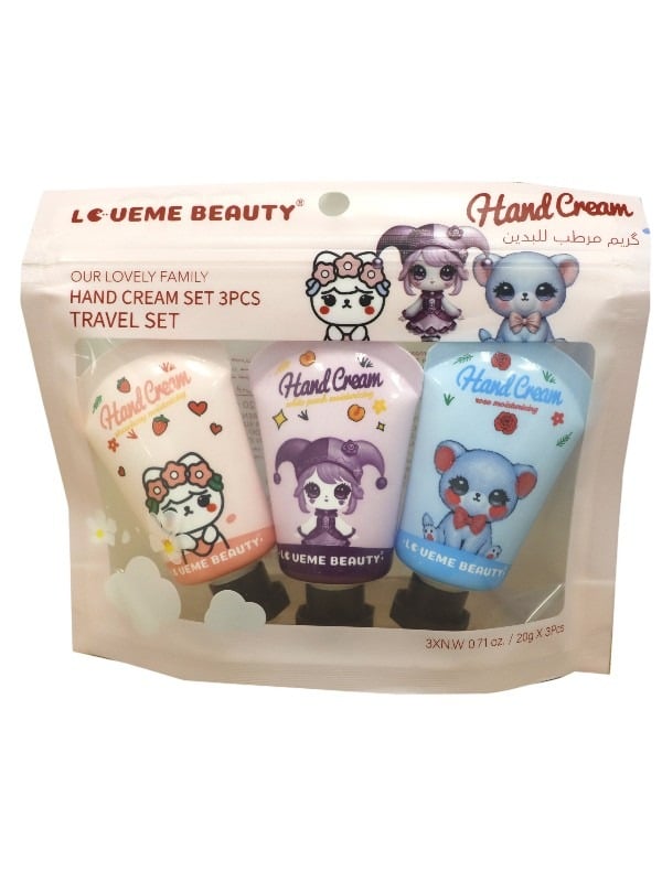 Loveme Beauty Hand Cream Set - Floral Scents - 3 x 20 gram