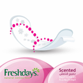 Freshdays Regular Scented Daily Panty Liners, 24 Pack