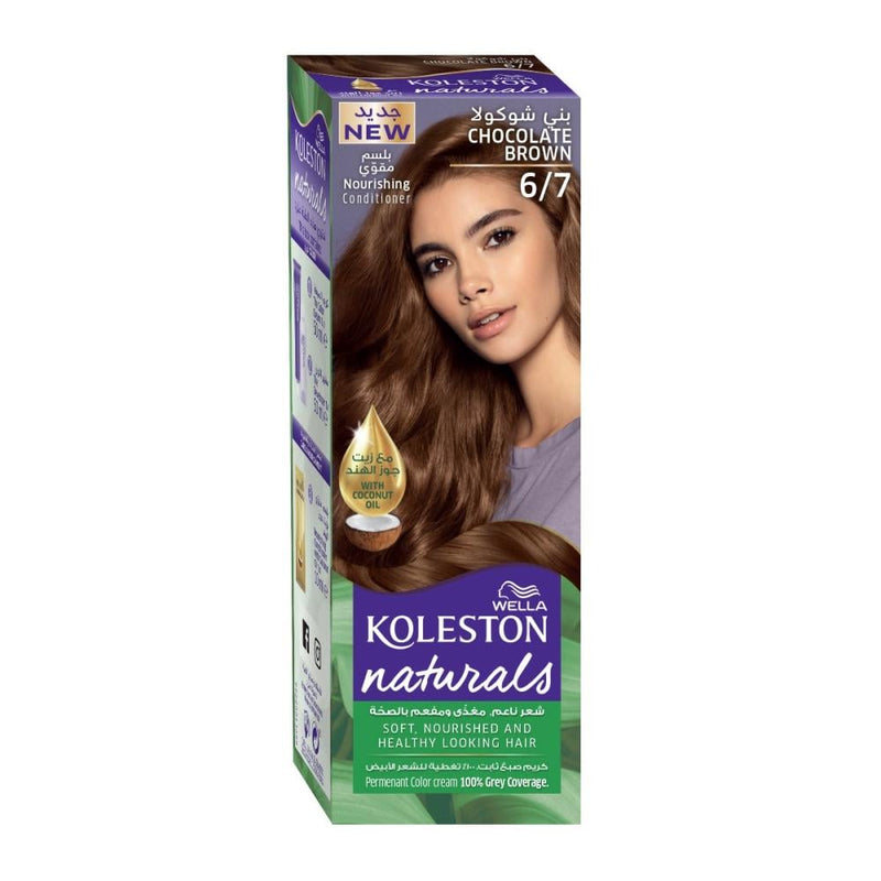 Brown Hair Dye Chocolate Shade Rich Color Formula Koleston Natural 6/7 60ml