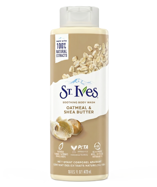 Best Smelling Body Wash Soothing Oatmeal and Shea Butter St Ives 473ml