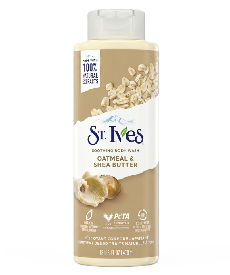 Best Smelling Body Wash Soothing Oatmeal and Shea Butter St Ives 473ml