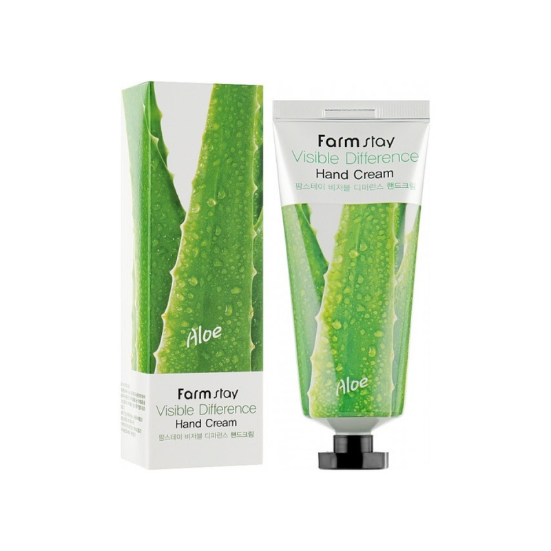 Farm Stay Visible Difference Hand Cream with Aloe Vera Extract 100g