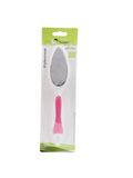 Salon System Double-Sided Iron Foot Brush - Rust-Resistant