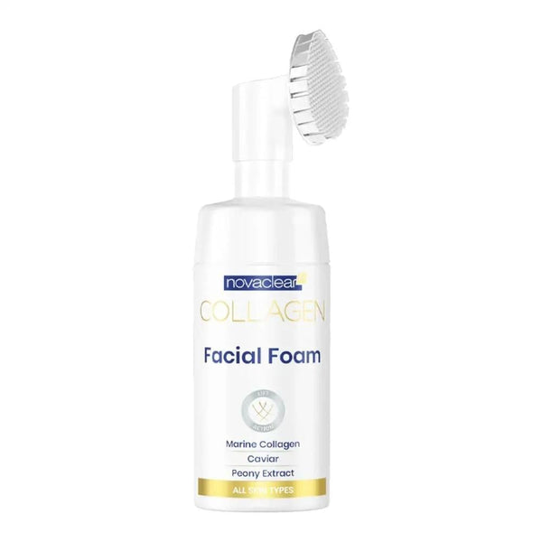 Best Facial Cleansing Foam Collagen Gentle Daily Wash Novaclear 100ml