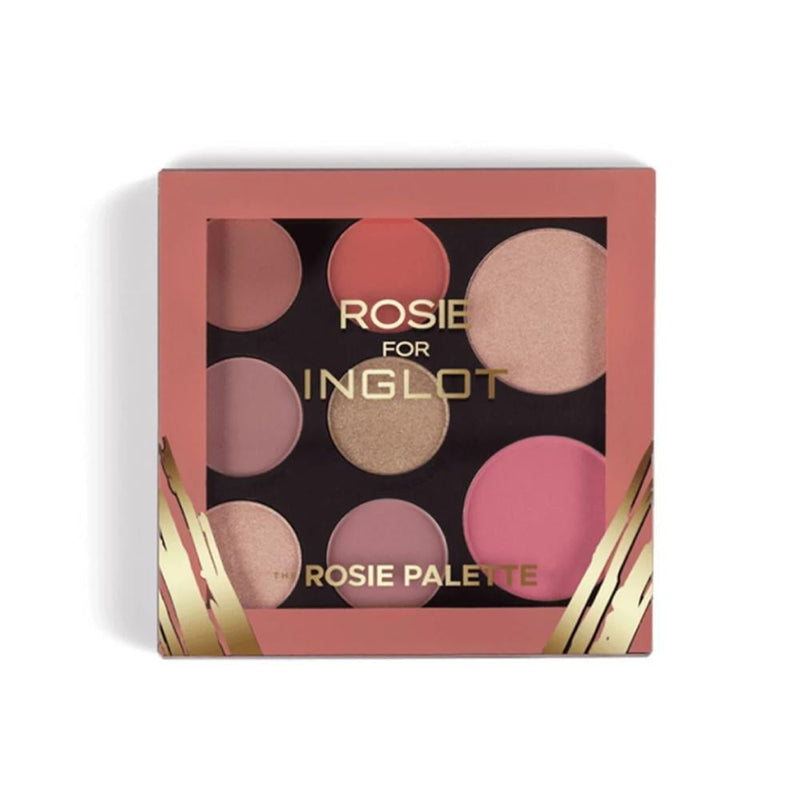 Inglot The Rosie 8-Color Eyeshadow and Blush Palette 12g
