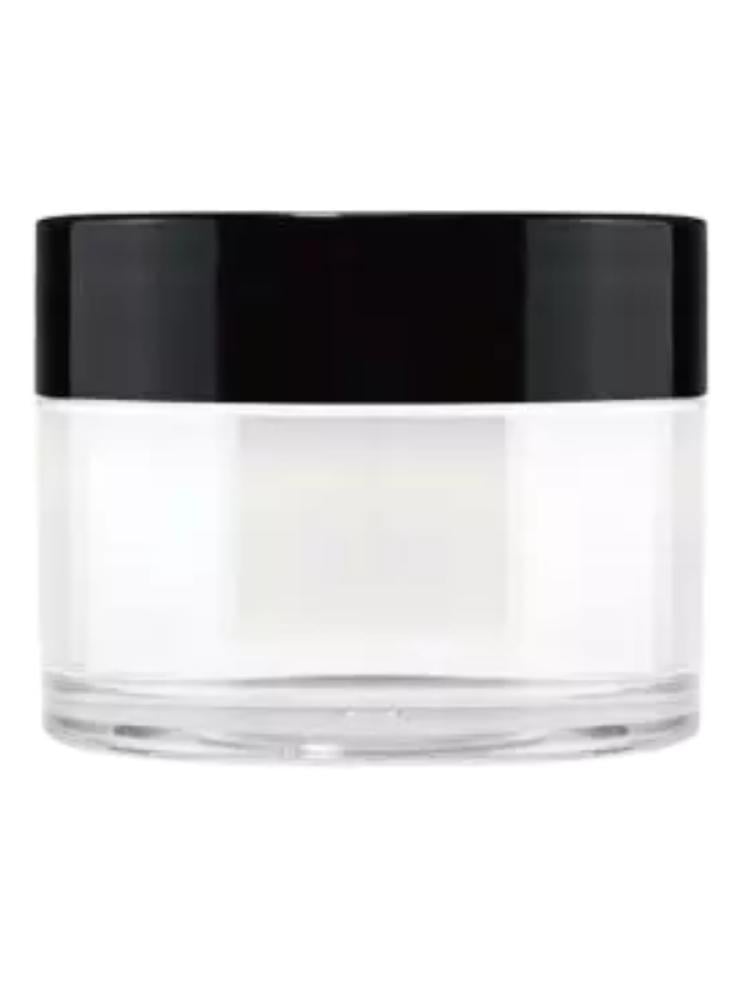 Glass Bottle with Black Lid - 100 ml