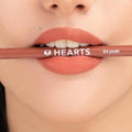 Hearts Lip Liner 04 Long-Lasting Pigmented Pencil with Sharpener