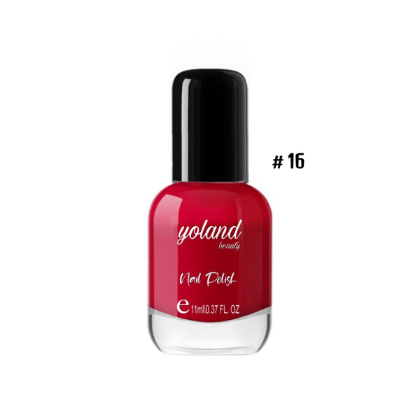Yolande Beauty Nail Polish Quick-Drying Glossy Finish Shade 16