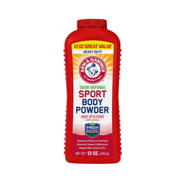 Arm & Hammer Sports Body Powder, Talc-Free, Sodium Bicarbonate, 340g
