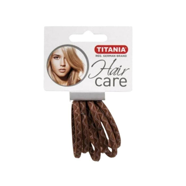 Titania Hair Ties Flexible Everyday Hair Bands, 6 Pieces