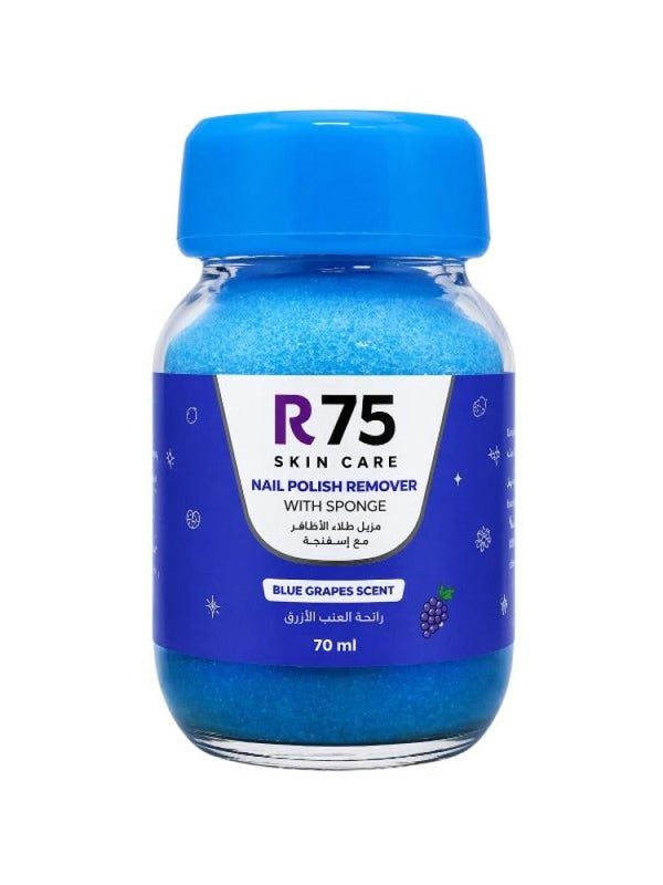 R75 Nail Polish Remover - Blue Grape Scent 70 ml