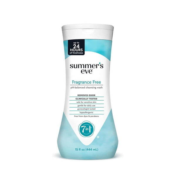 Summer's Eve Feminine Wash Fragrance Free 7-in-1 Gentle Cleansing 444ml