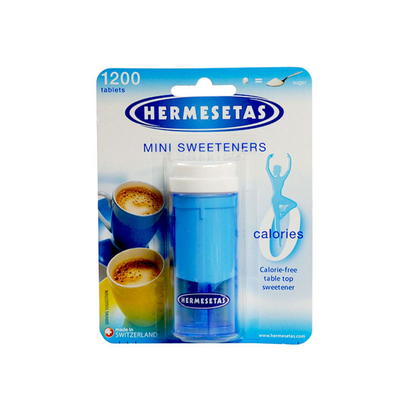 Classic Mini Sugar Substitute Sweetener Tablets Hermesitas 1200 Pieces