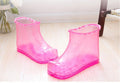 Salon System Pink Transparent Foot Massage Shoe
