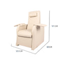 Salon System Electric Movable Back Pedicure Chair - Beige LZY-9940G