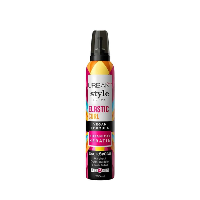 Urban Care Elastic Curl Keratin Thickening Hair Mousse 200ml