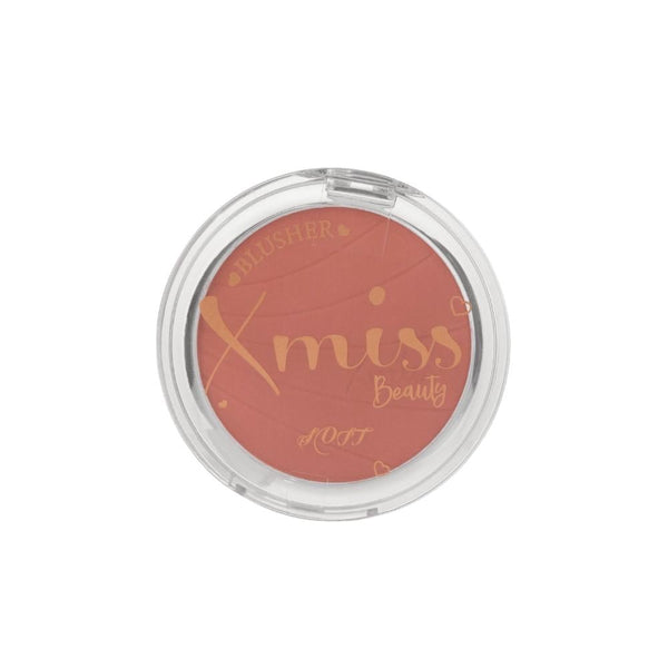 X Miss Beauty Powder Blush, Matte Finish, Long-lasting, Shade 10