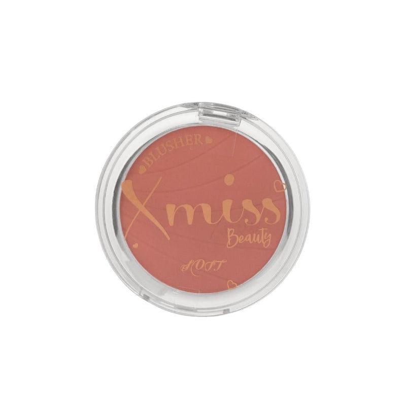 X Miss Beauty Powder Blush, Matte Finish, Long-lasting, Shade 10
