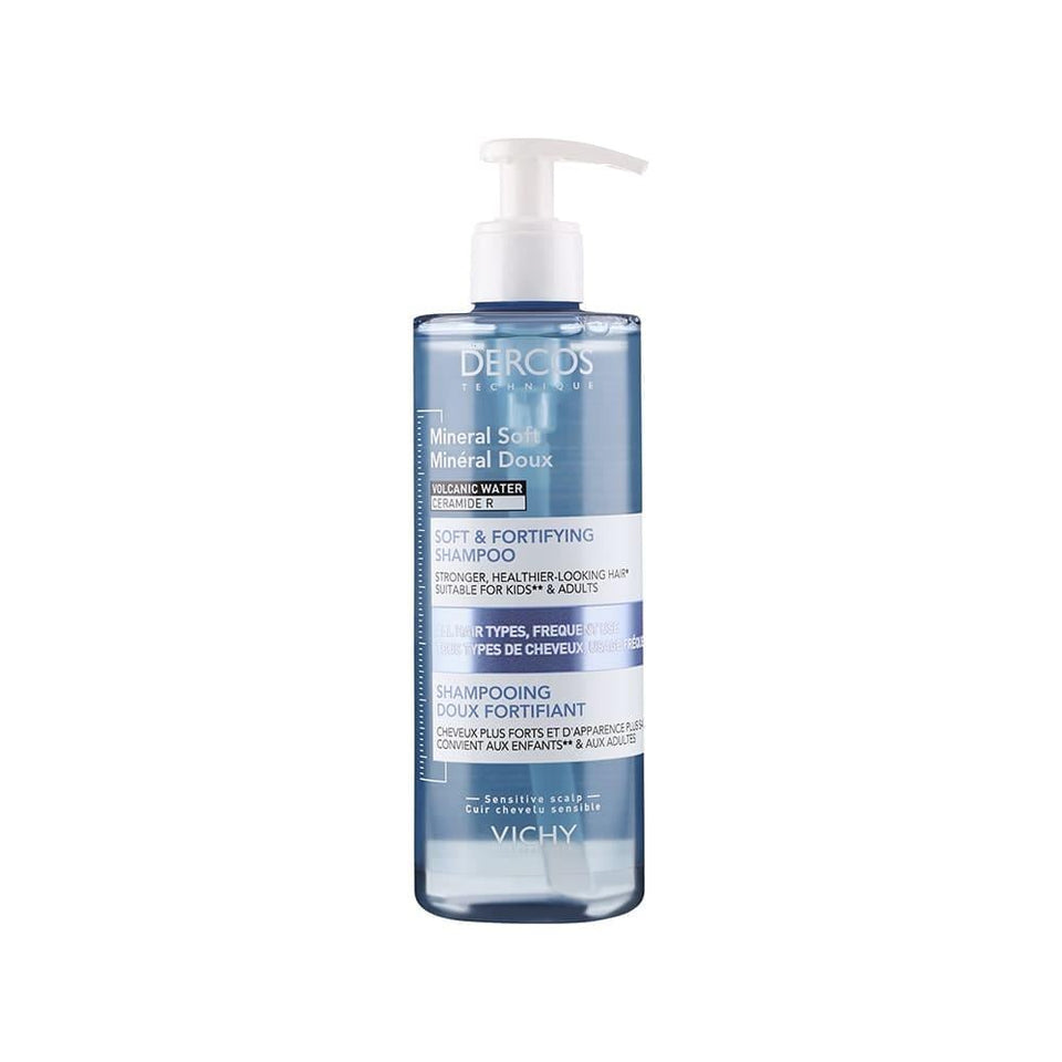 Vichy Dercos Mineral Shampoo Fortifying Strengthening Hair 400ml