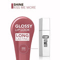 Flormar Shine Kiss Me More Liquid Lipstick 004 Fall Rose, Glossy Hydrating