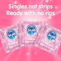 Bubblegum Flavoured Condoms Premium Soft Skins 4 Pack