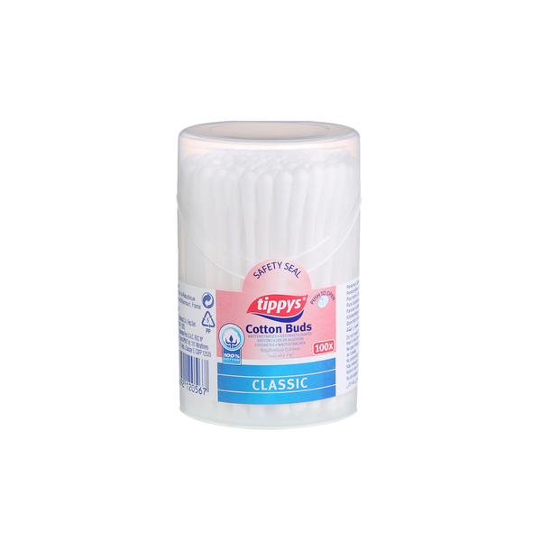 Tippys Cotton Swabs 100% Pure Cotton Multi-Purpose 200 Count