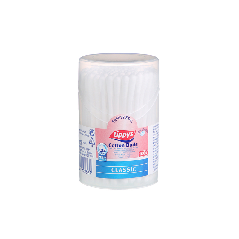 Tippys Cotton Swabs 100% Pure Cotton Multi-Purpose 200 Count