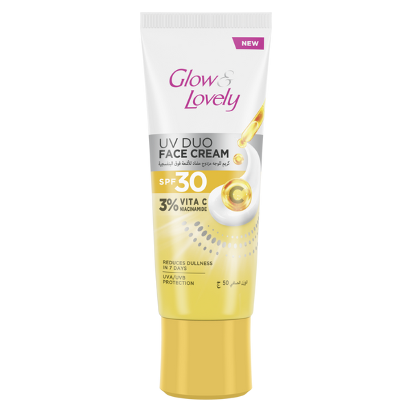 Buy Face Cream UV Duo Vitamin C Niacinamide SPF 30 Glow & Lovely 50g
