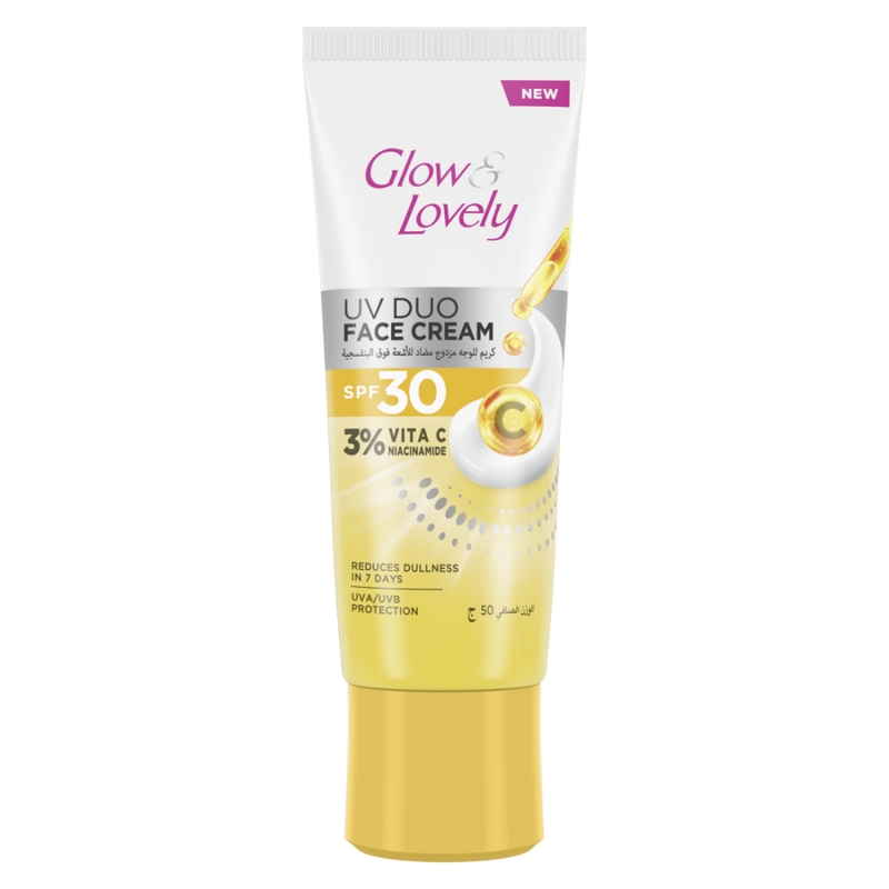 Buy Face Cream UV Duo Vitamin C Niacinamide SPF 30 Glow & Lovely 50g