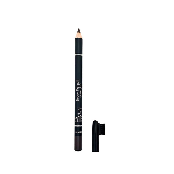 Lavuv Eyebrow Pencil with Brush, Smudge-Proof, 02 Brown