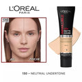 L'Oreal Paris Infallible Matte Foundation, 130 Natural, High Coverage, Liquid