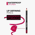 Flormar Waterproof Lip Liner 217 Chic Crimson Long-Lasting Smudge-Proof