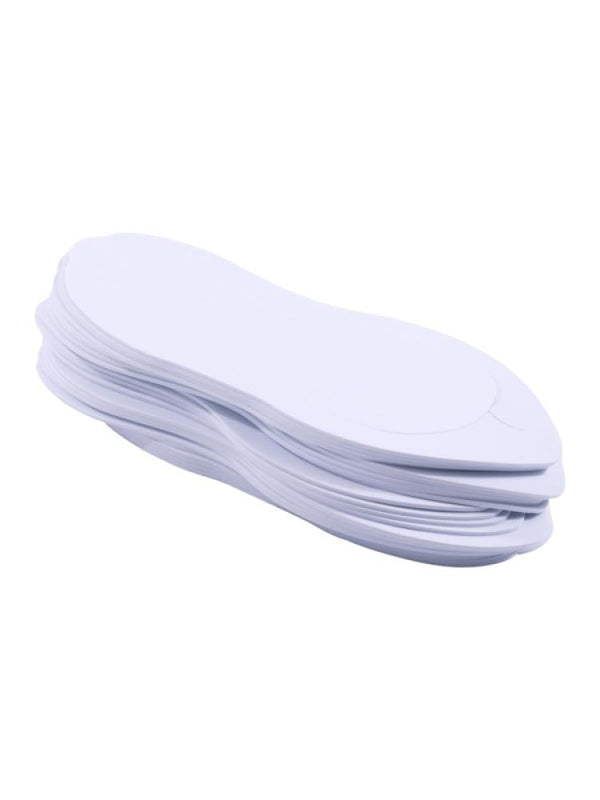 Salon System Disposable Slippers - White - 12 Pieces