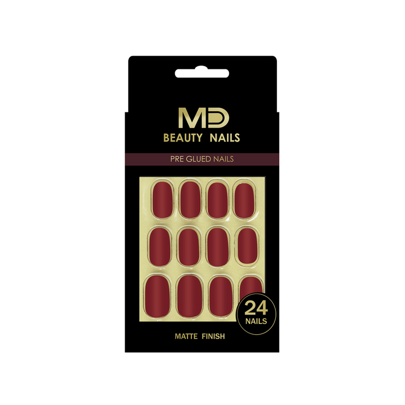 Md Self-Adhesive Artificial Nails Matte N002