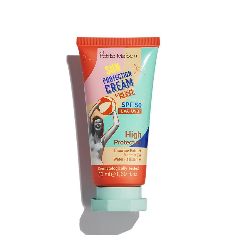 Sunscreen Cream SPF 50 Water Resistant Protective Petite Maison 50ml