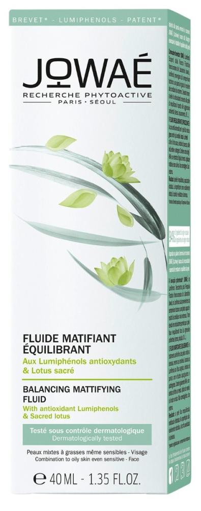 Face Fluid SPF 50 Mattifying Balancing Protection Jowae 40ml