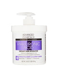 Advanced Clinicals Hyaluronic Acid Body Cream for Deep Hydration & Firming - 454g