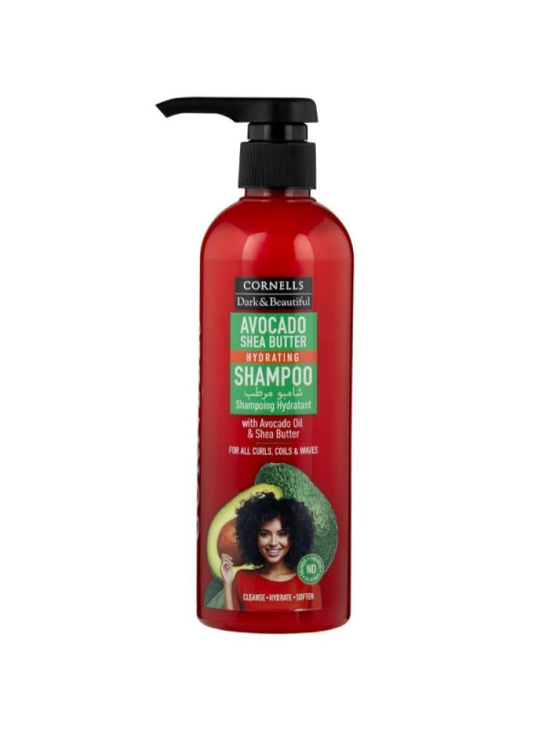 Cornells Avocado & Shea Butter Moisturizing Shampoo for Curly Hair, 480ml