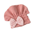 Hair Drying Hat with Bow Super Absorbent Mini Good One Size