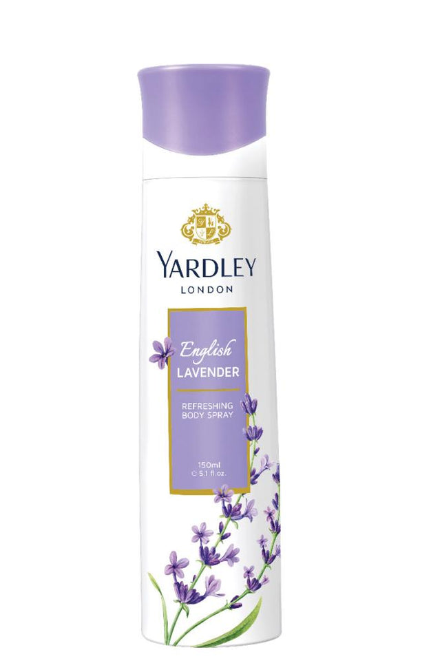 Yardley Lavender Body Spray - Freshness & Relaxing - 150ml