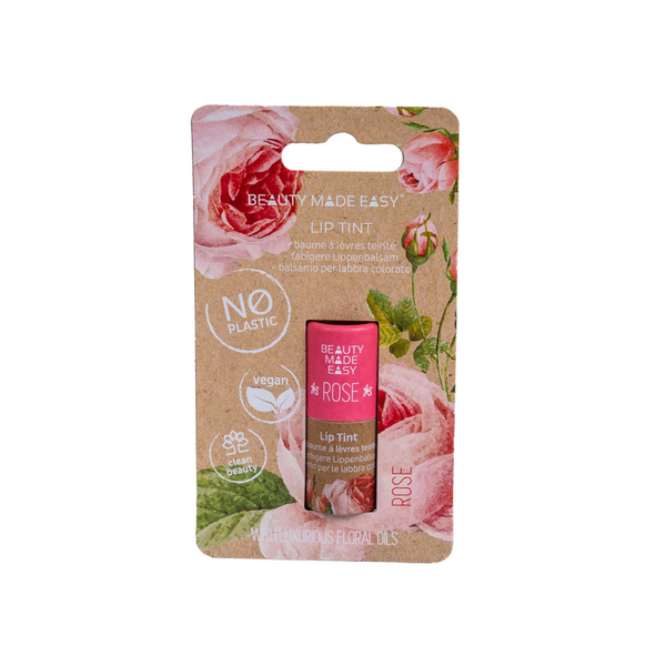 Beauty Made Easy Rose Tinted Lip Balm Moisturizing 5g